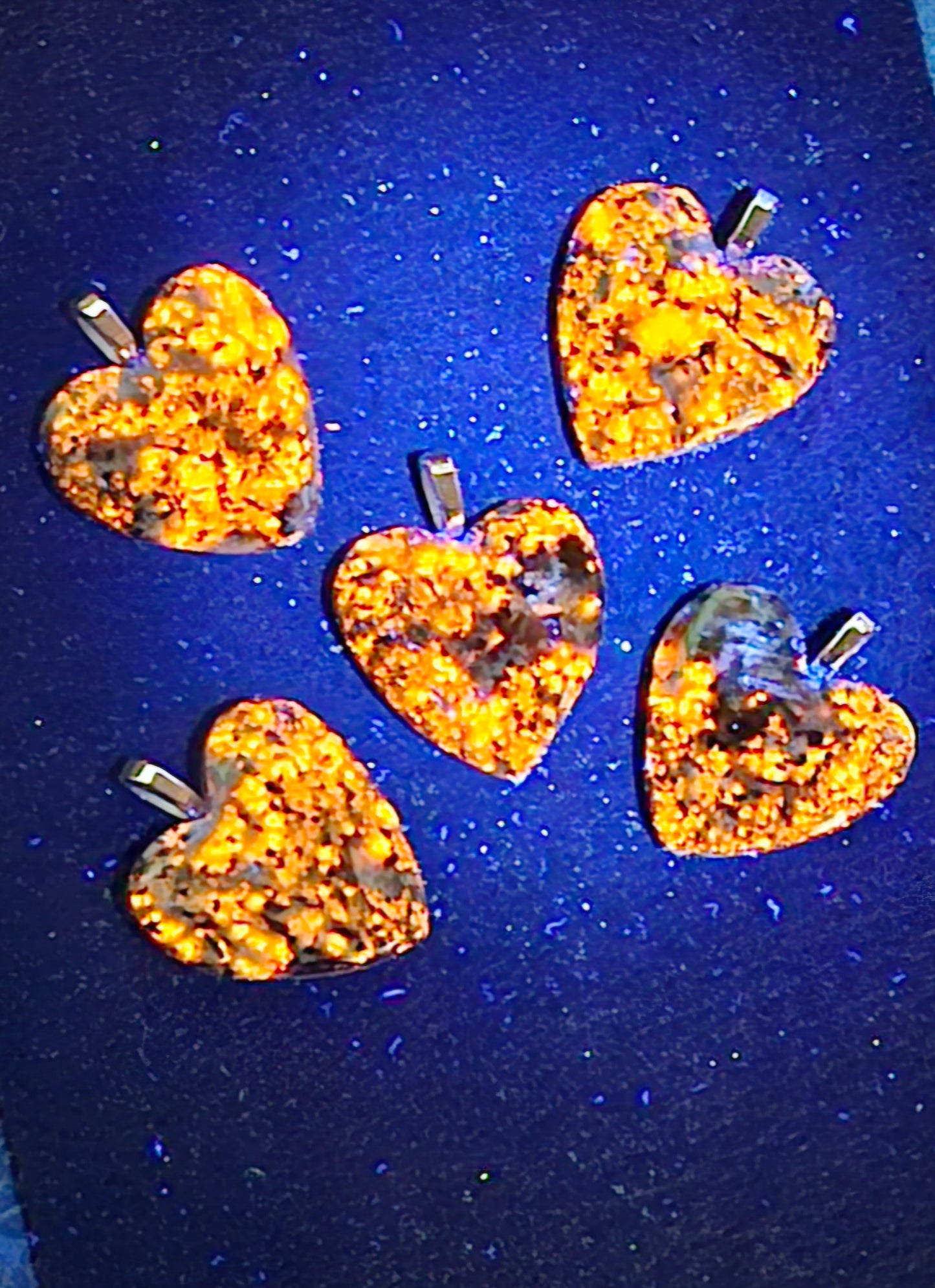 Sodalite Rich Syenite Heart Pendant_5