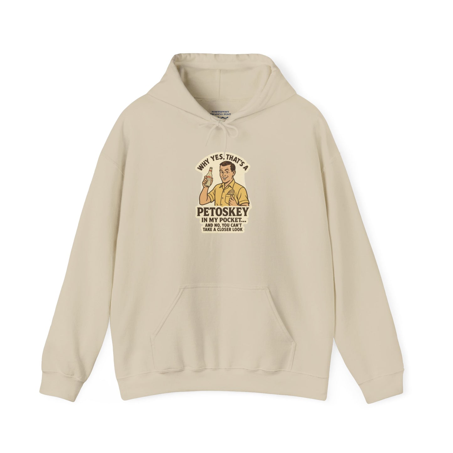Petoskey in My Pocket β Retro Rockhound Sweatshirt