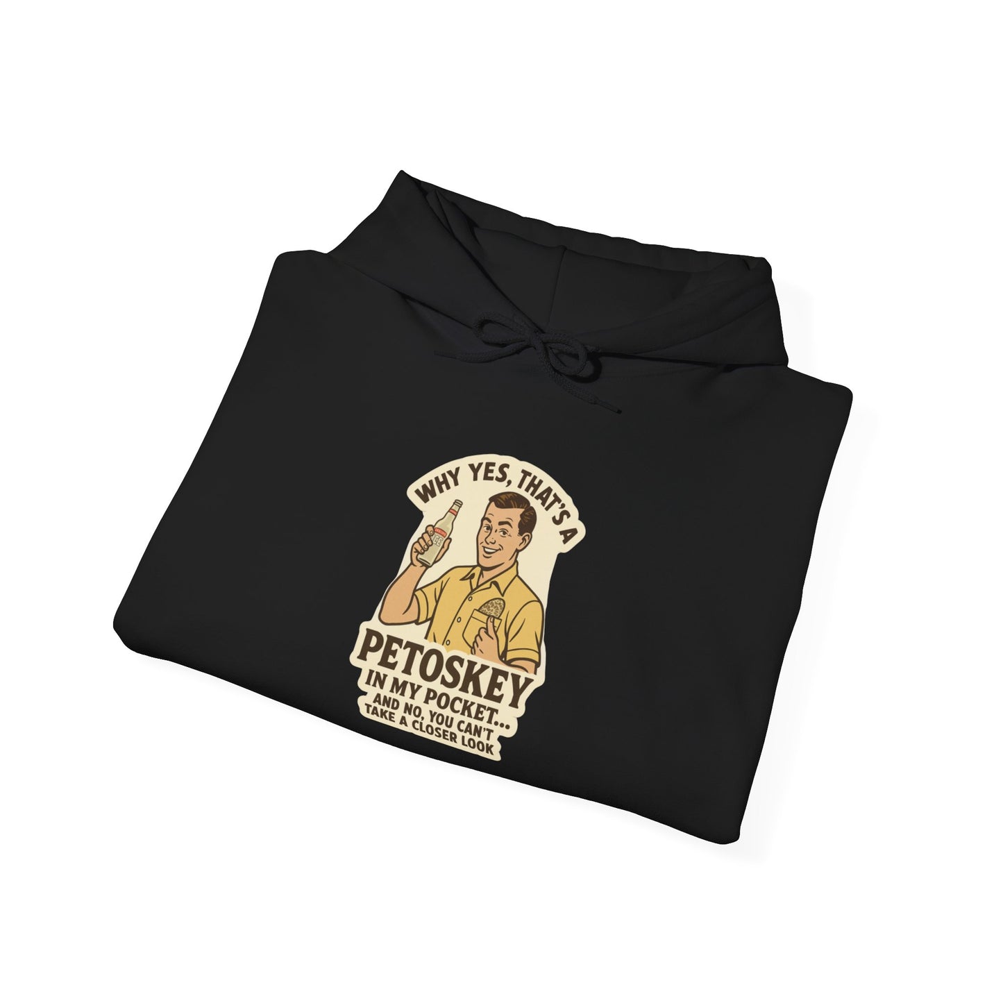 Petoskey in My Pocket β Retro Rockhound Sweatshirt