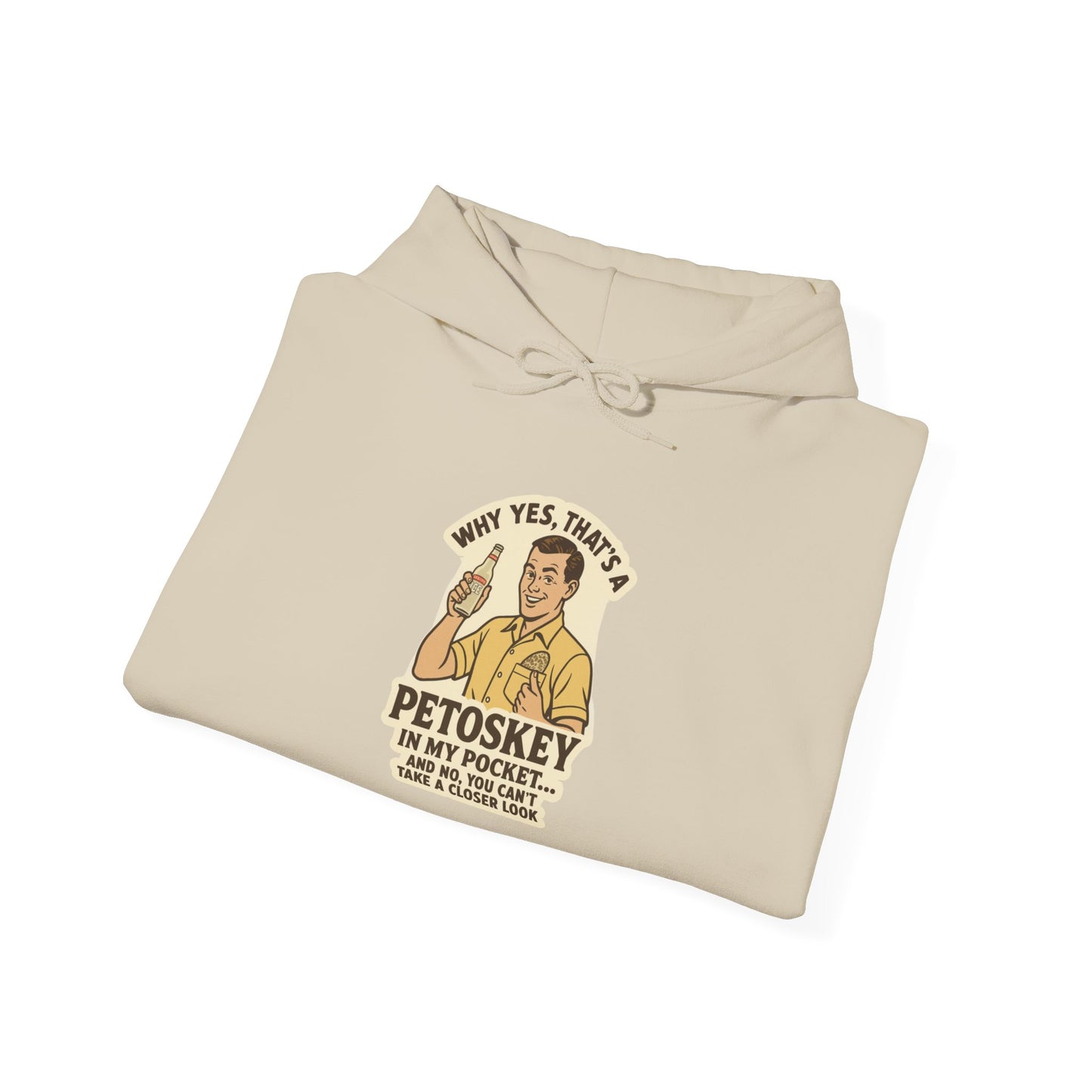 Petoskey in My Pocket β Retro Rockhound Sweatshirt