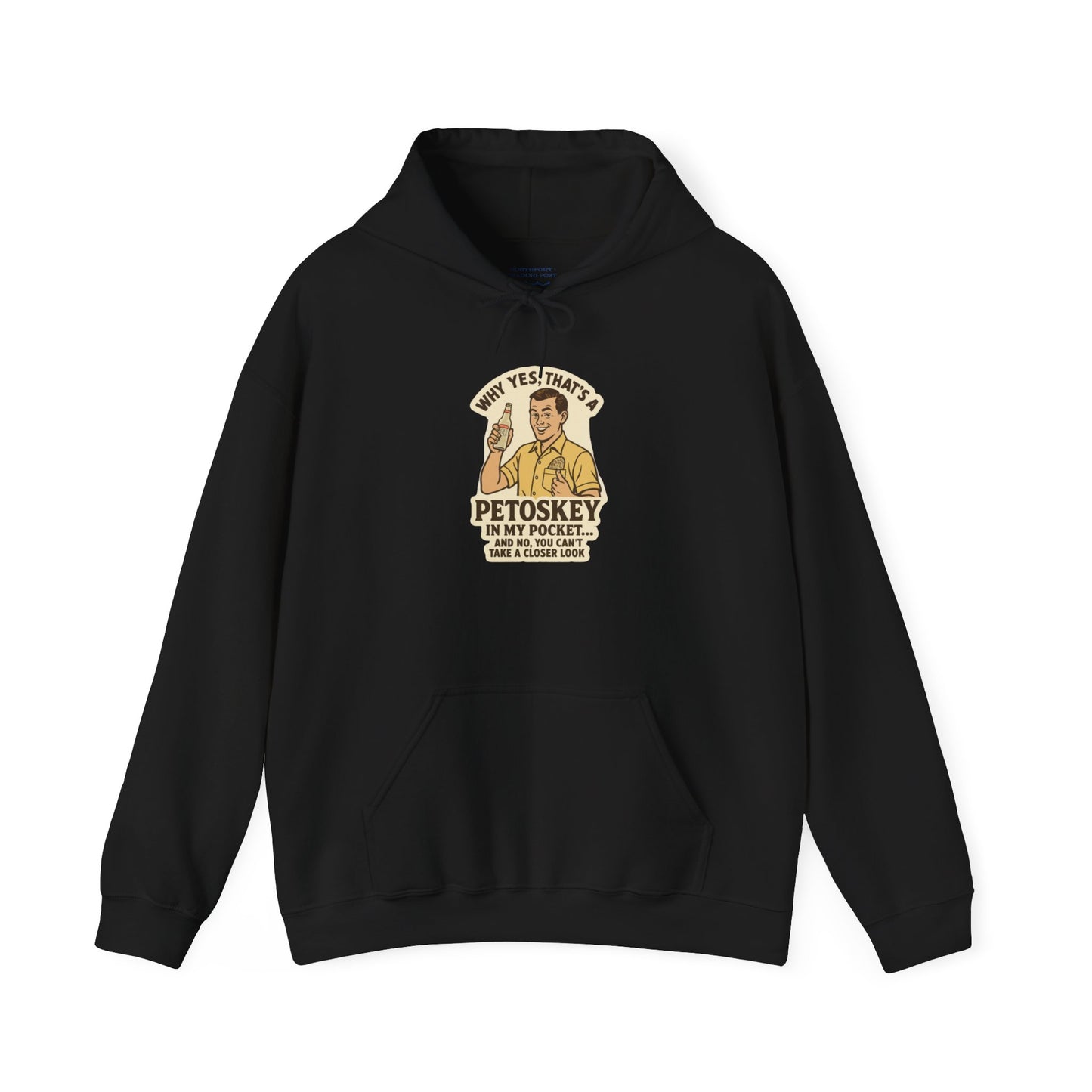 Petoskey in My Pocket β Retro Rockhound Sweatshirt