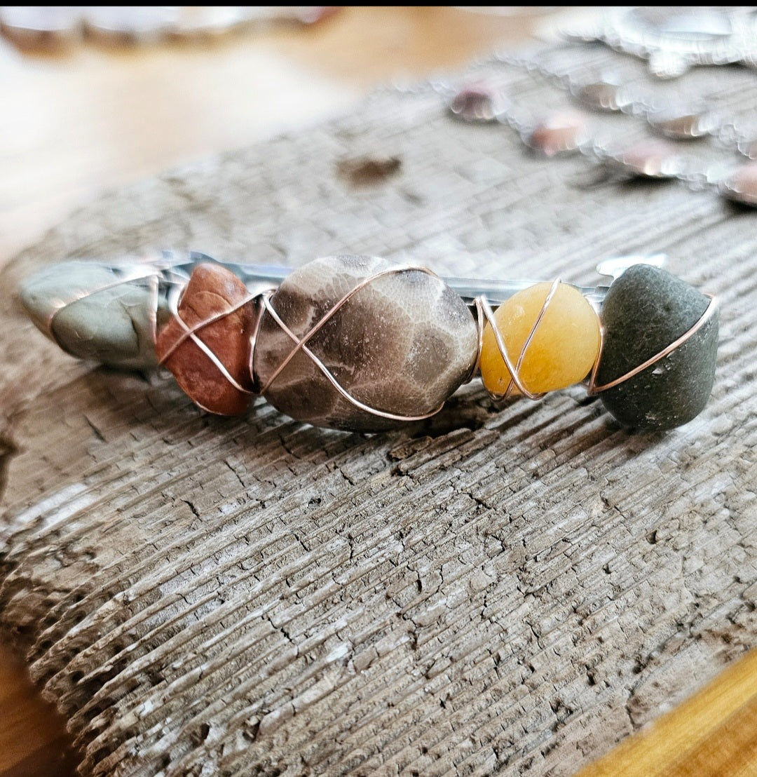 Online Large Stone French Barrette_1