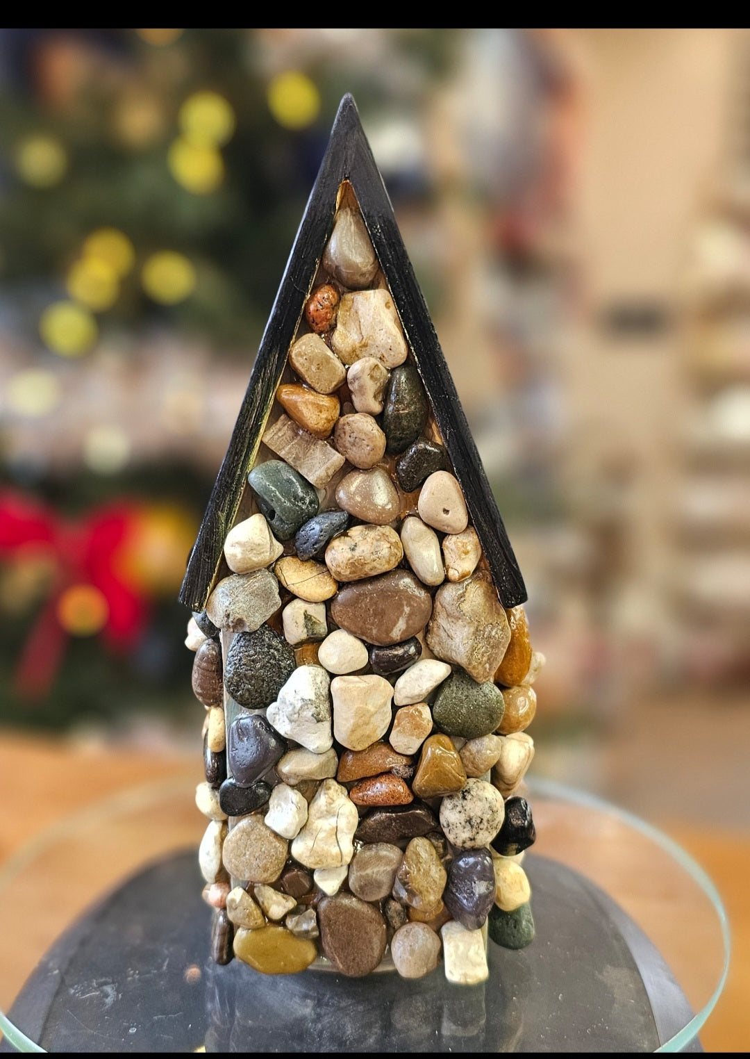 (Sold) Small n Tall Stone Birdhouse_13