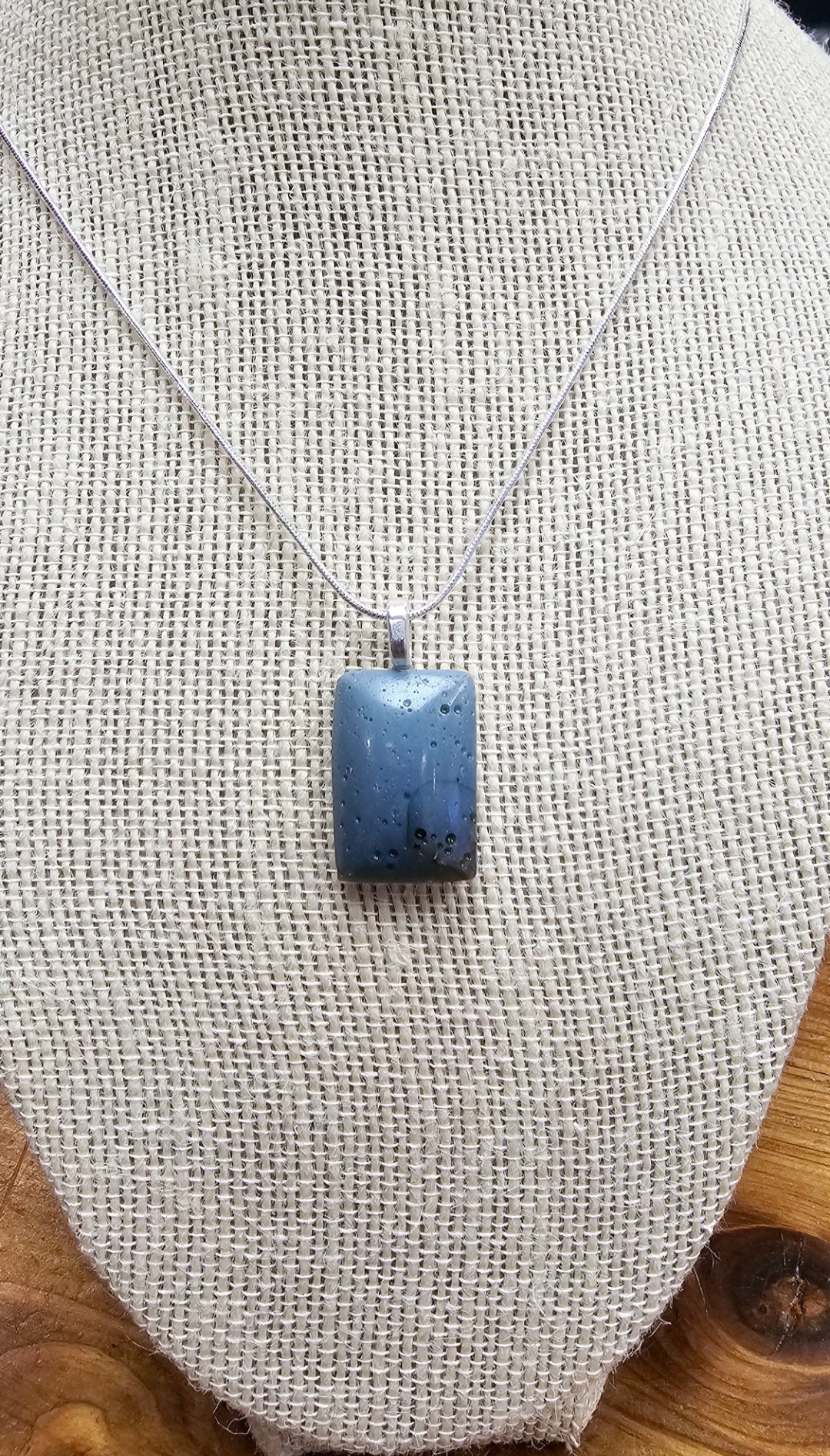 Leland Blue Rectangle Pendant