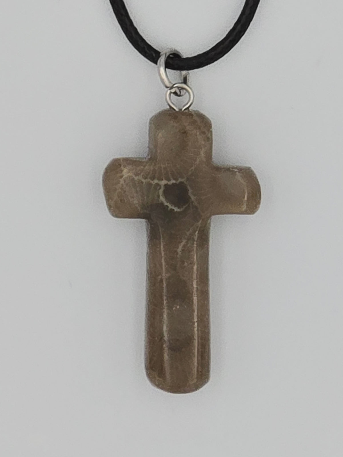 Petoskey Stone Cross #02