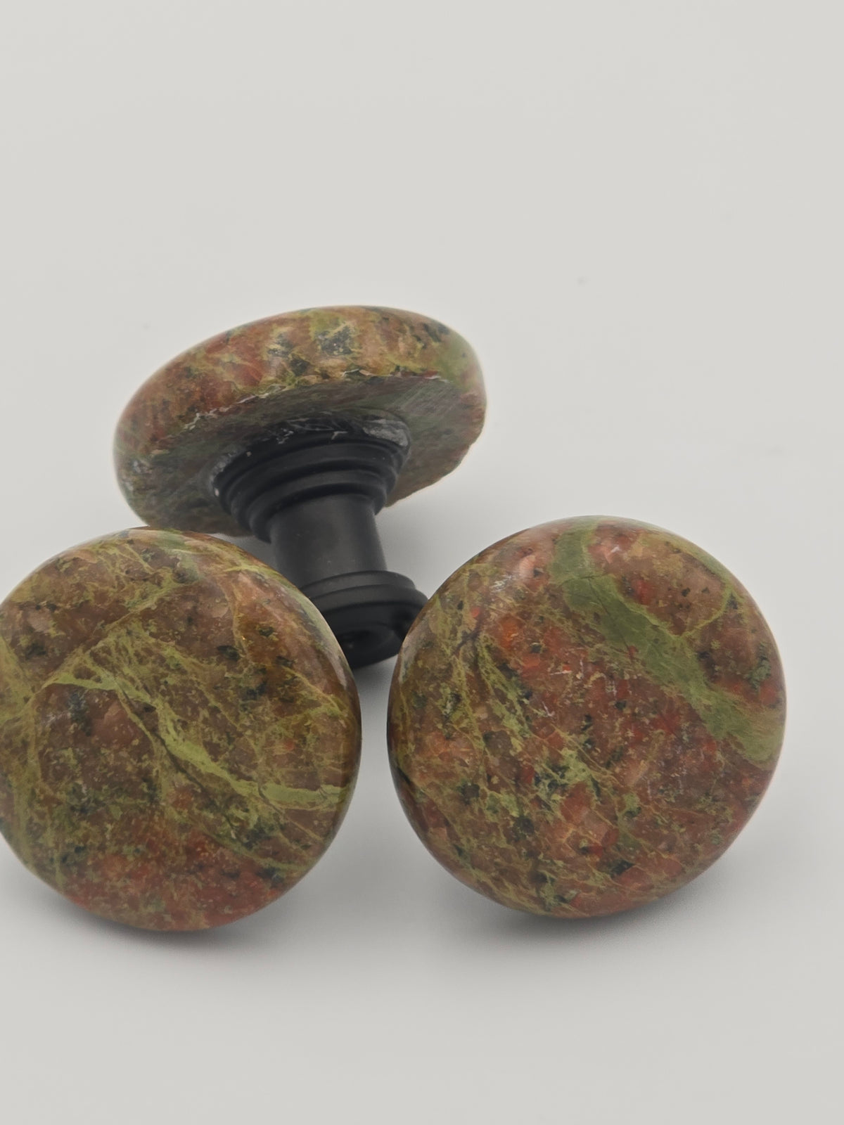 Unakite Round Cabinet Knob