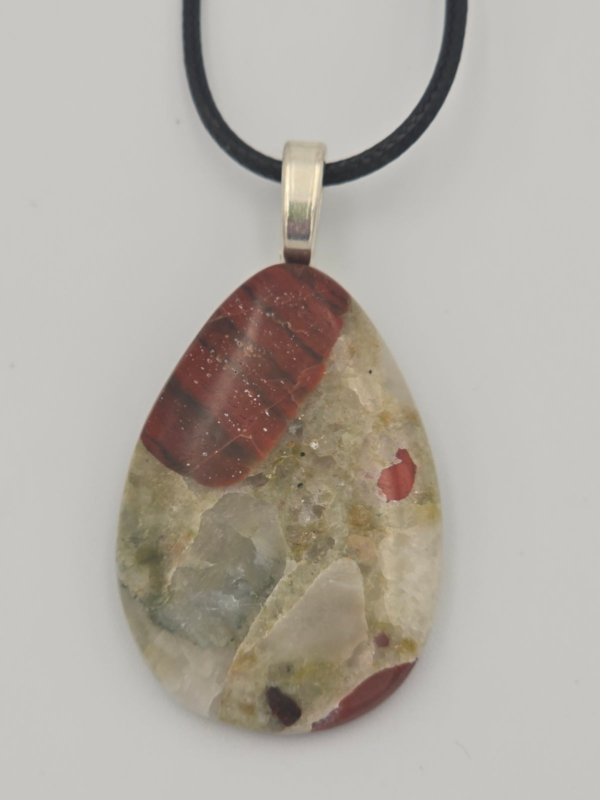 Pudding Stone Pendant #02