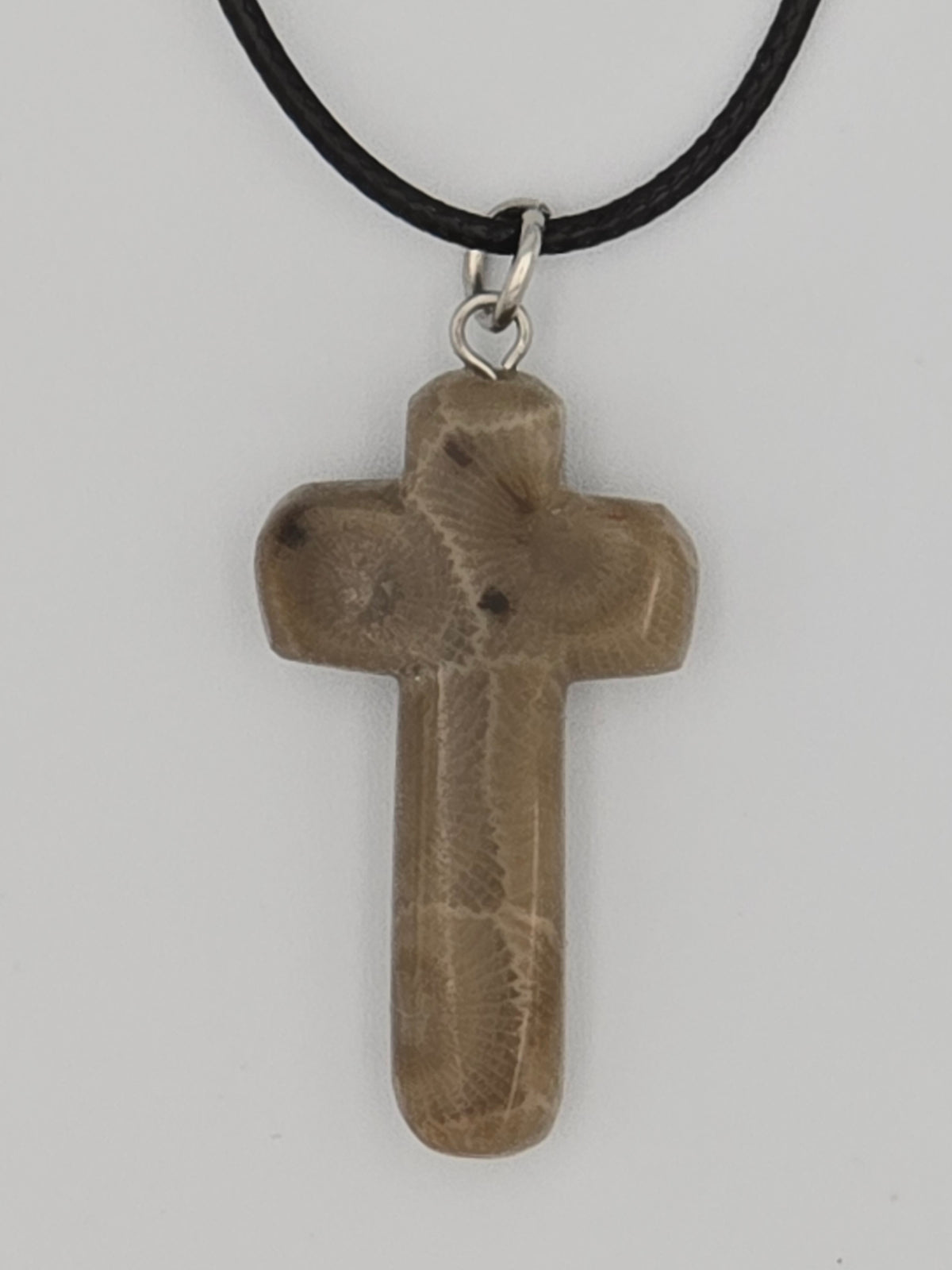 Petoskey Stone Cross #03