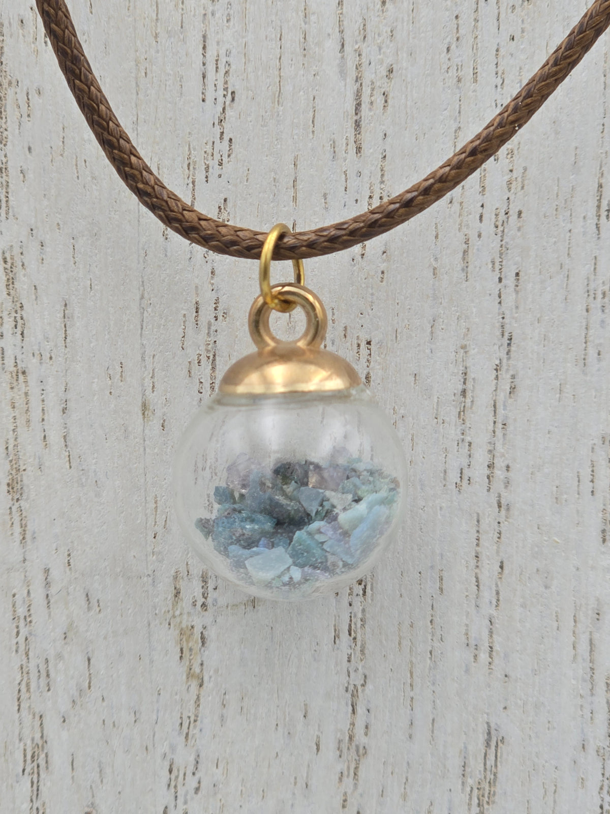 Leland Blue Round Glass
