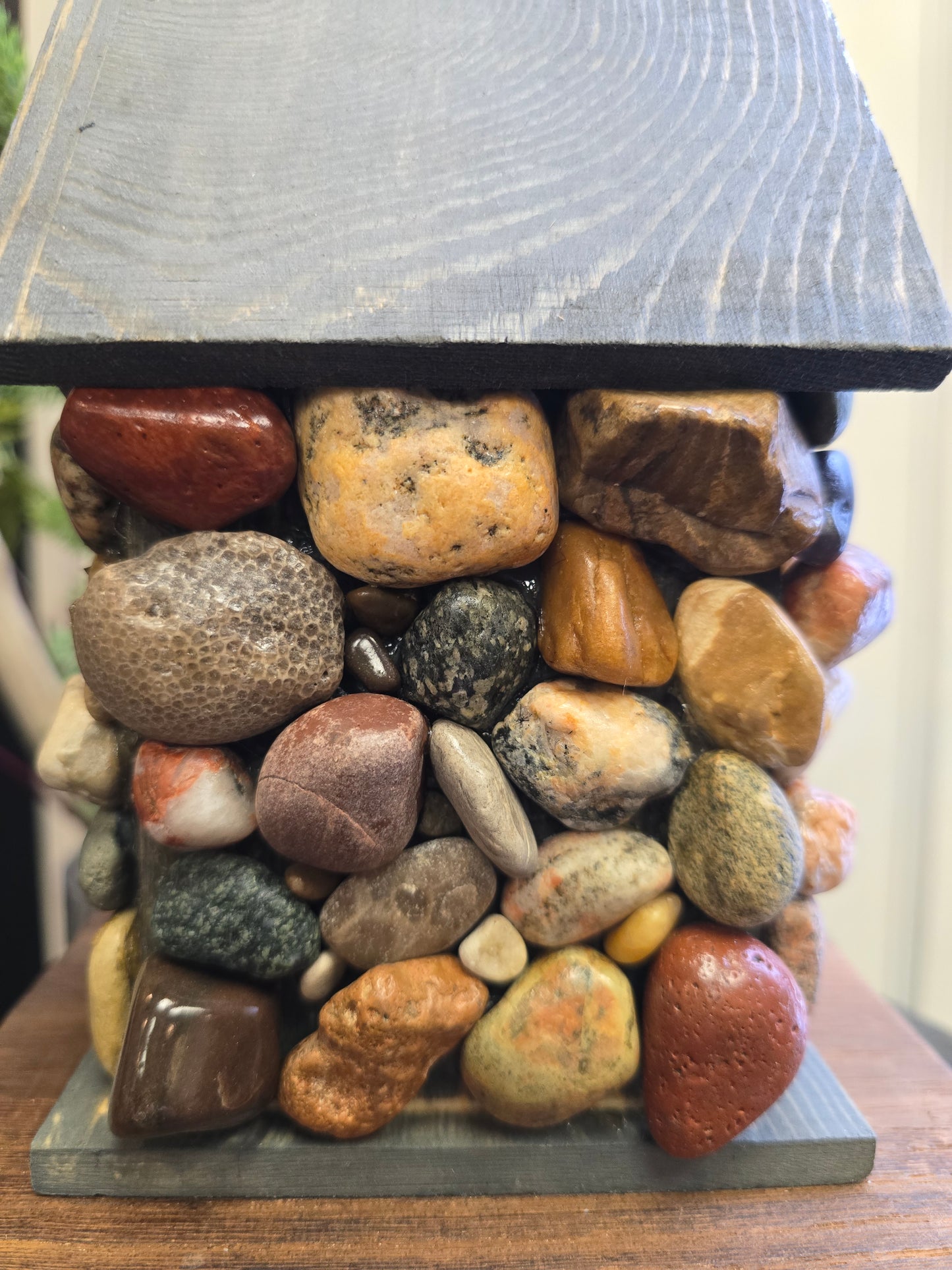 Beach Stone Birdhouse #bcbw23