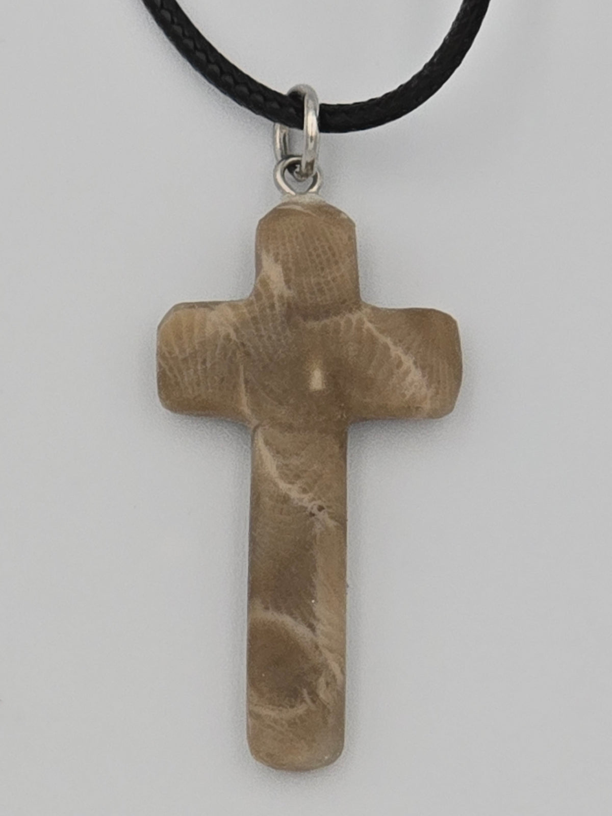 Petoskey Stone Cross #01