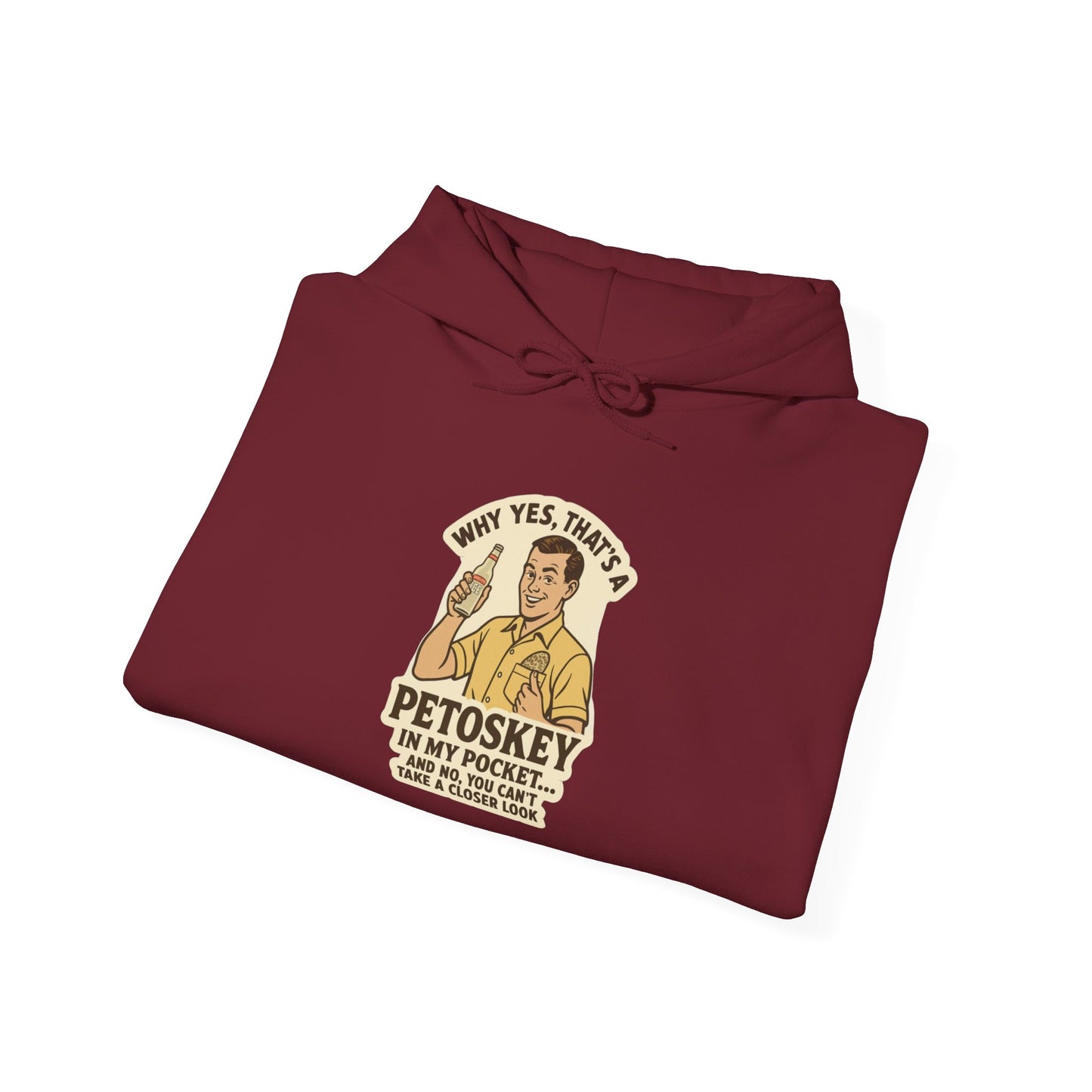 Petoskey in My Pocket – Retro Rockhound Sweatshirt