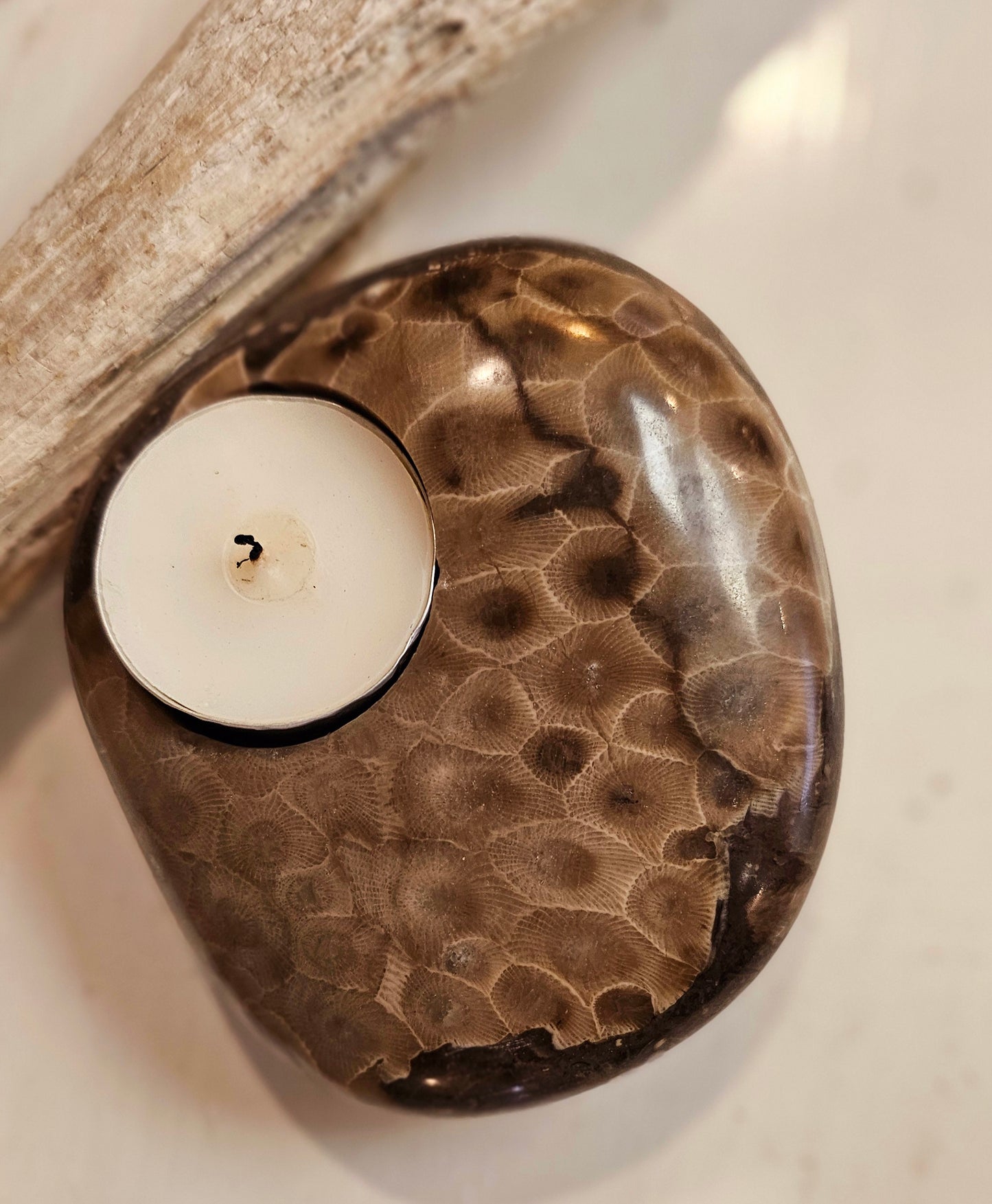 Online Wack_Petoskey Stone Votive 3