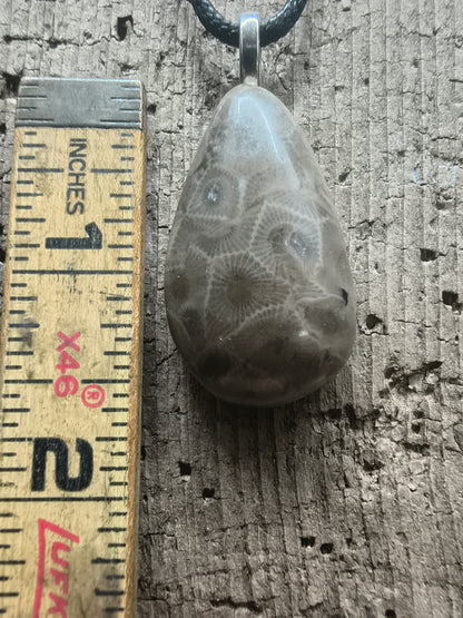 Petoskey Stone Pendant #061