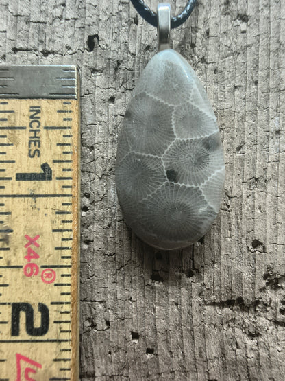 Petoskey Stone Pendant #060
