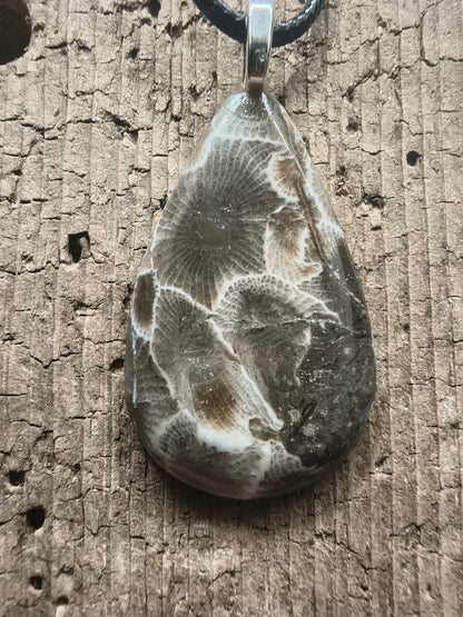 Petoskey Stone Pendant #062