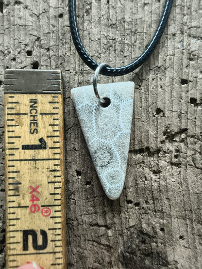 Petoskey Stone Pendant #071