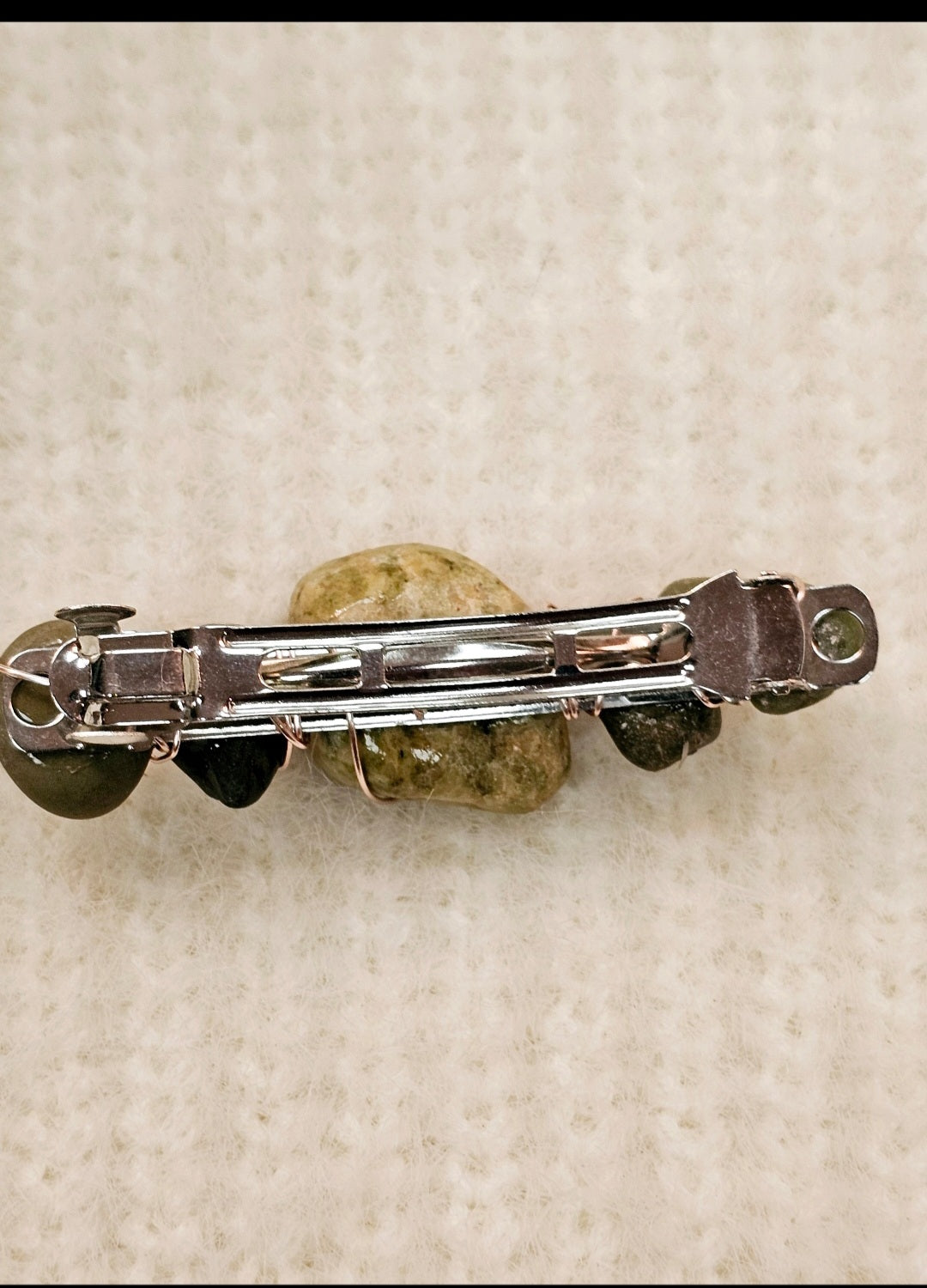 Online Small Stone French Barrette_5