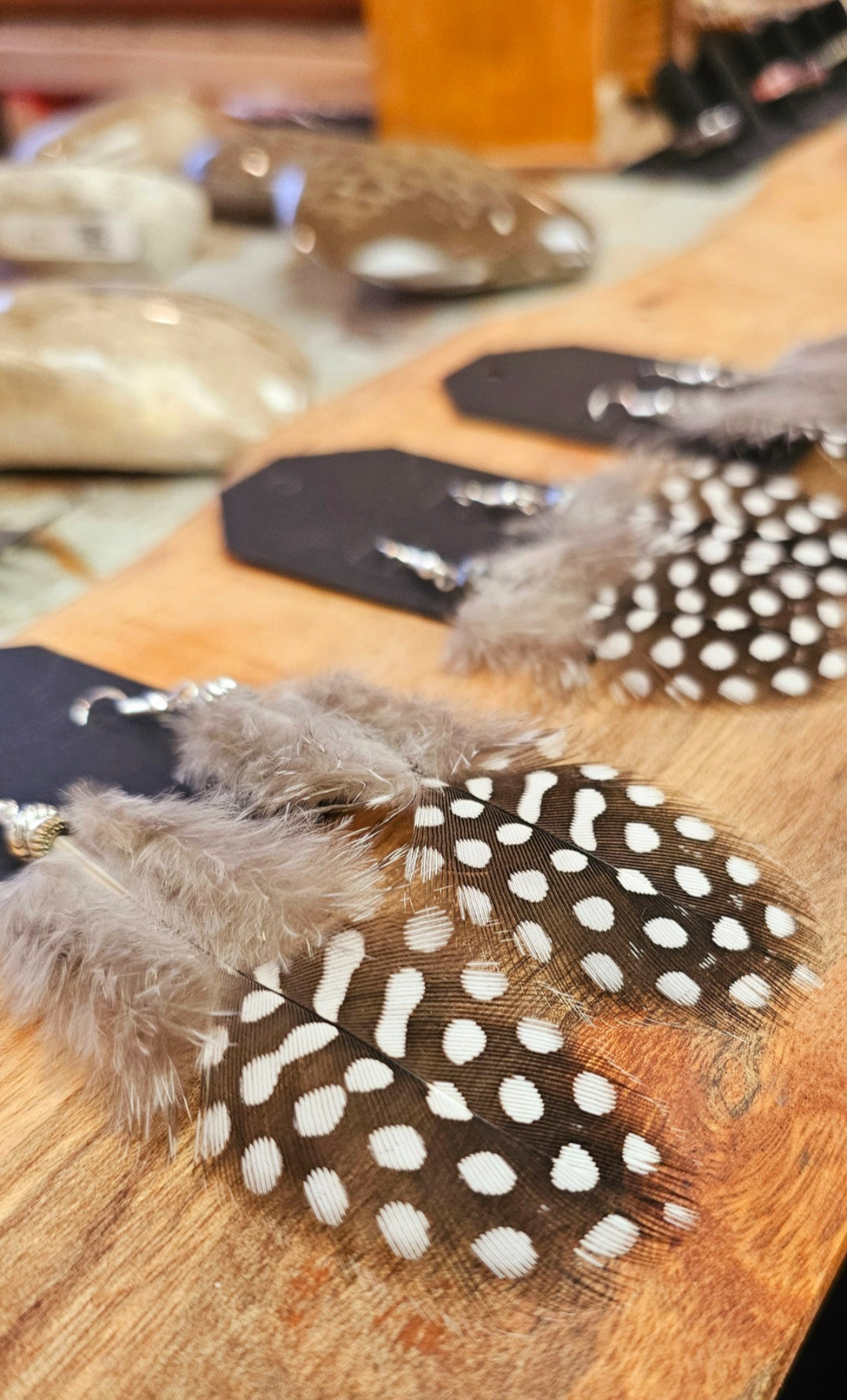 Large Guinea Hen Earrings_4