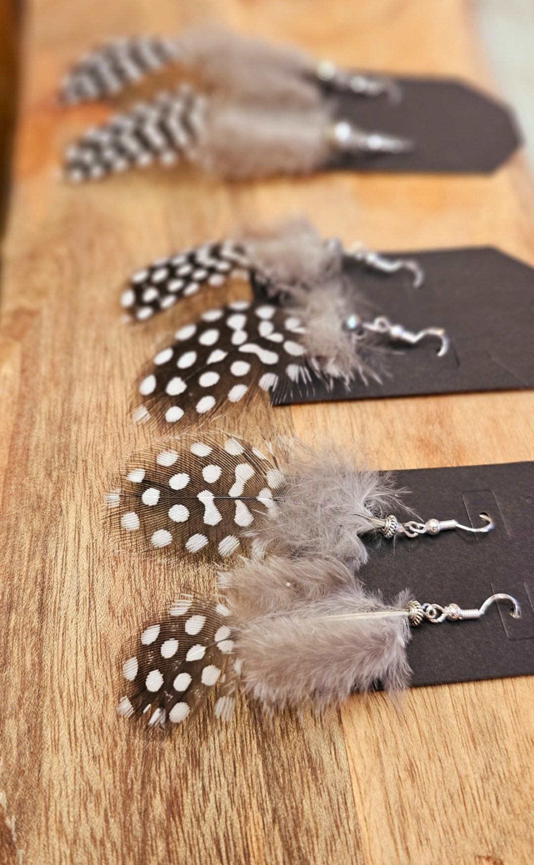 Large Guinea Hen Earrings_4