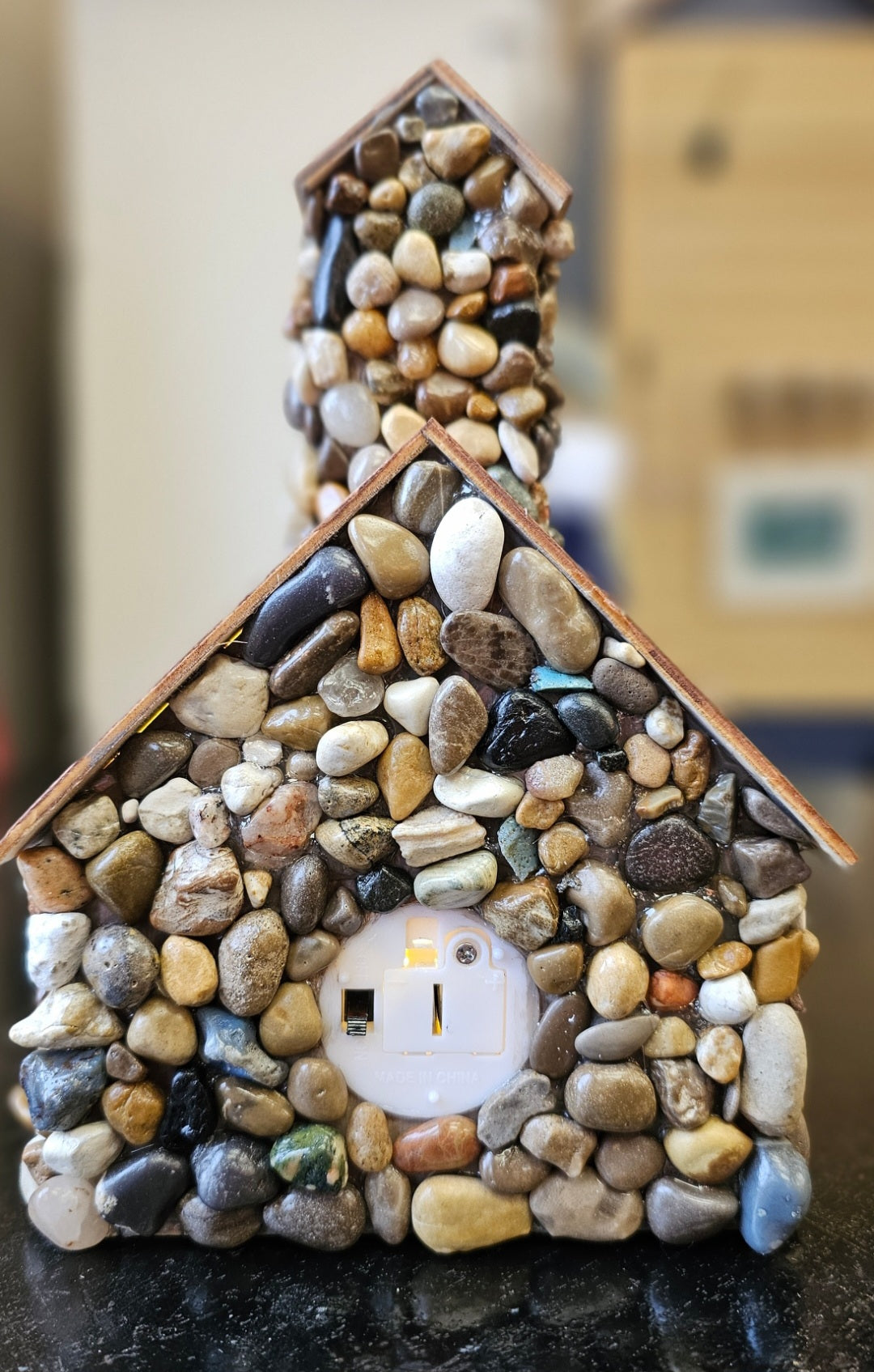 Lighted Church Birdhouse