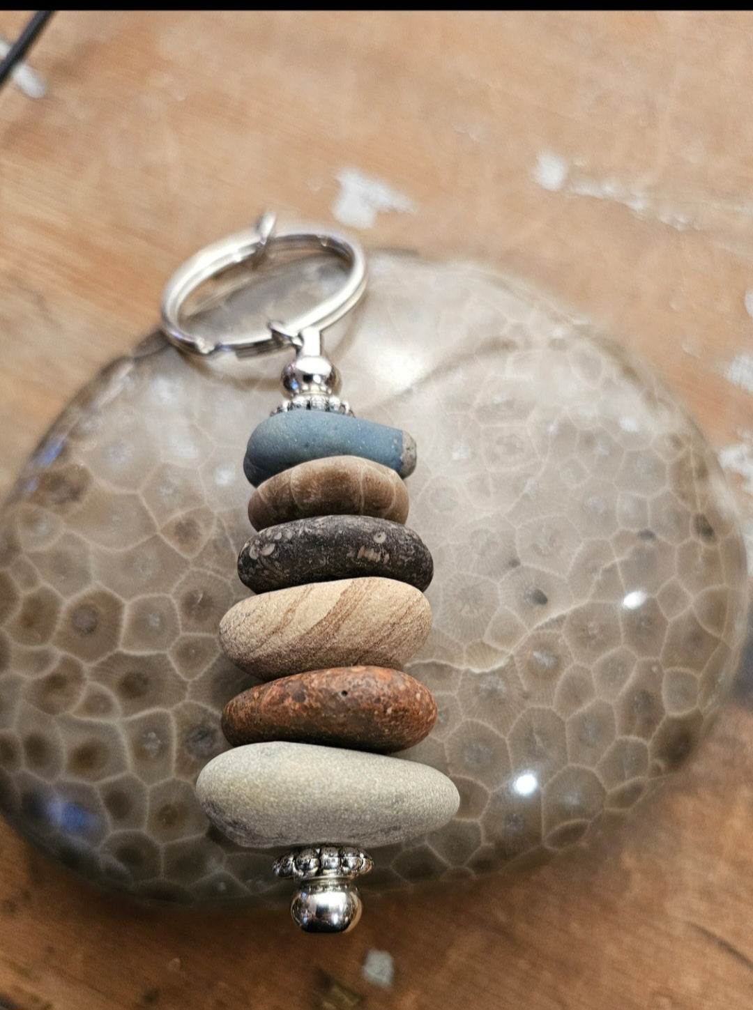 Petoskey Stone Keychain_4