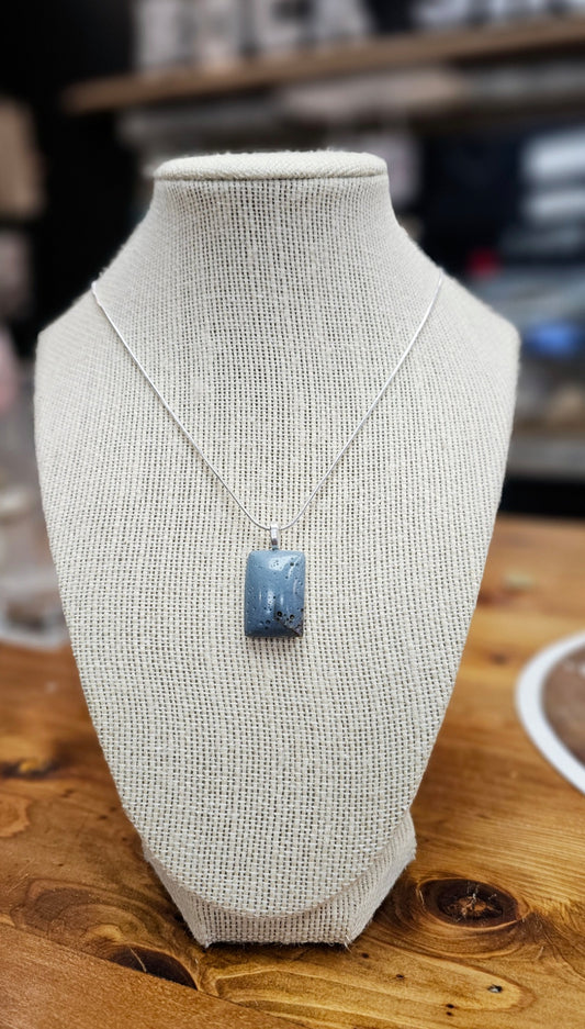 Leland Blue Rectangle Pendant