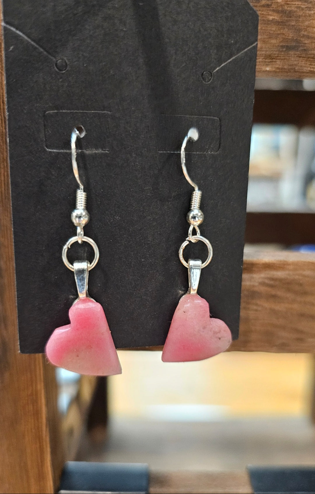 Rhodonite Heart Earring_1