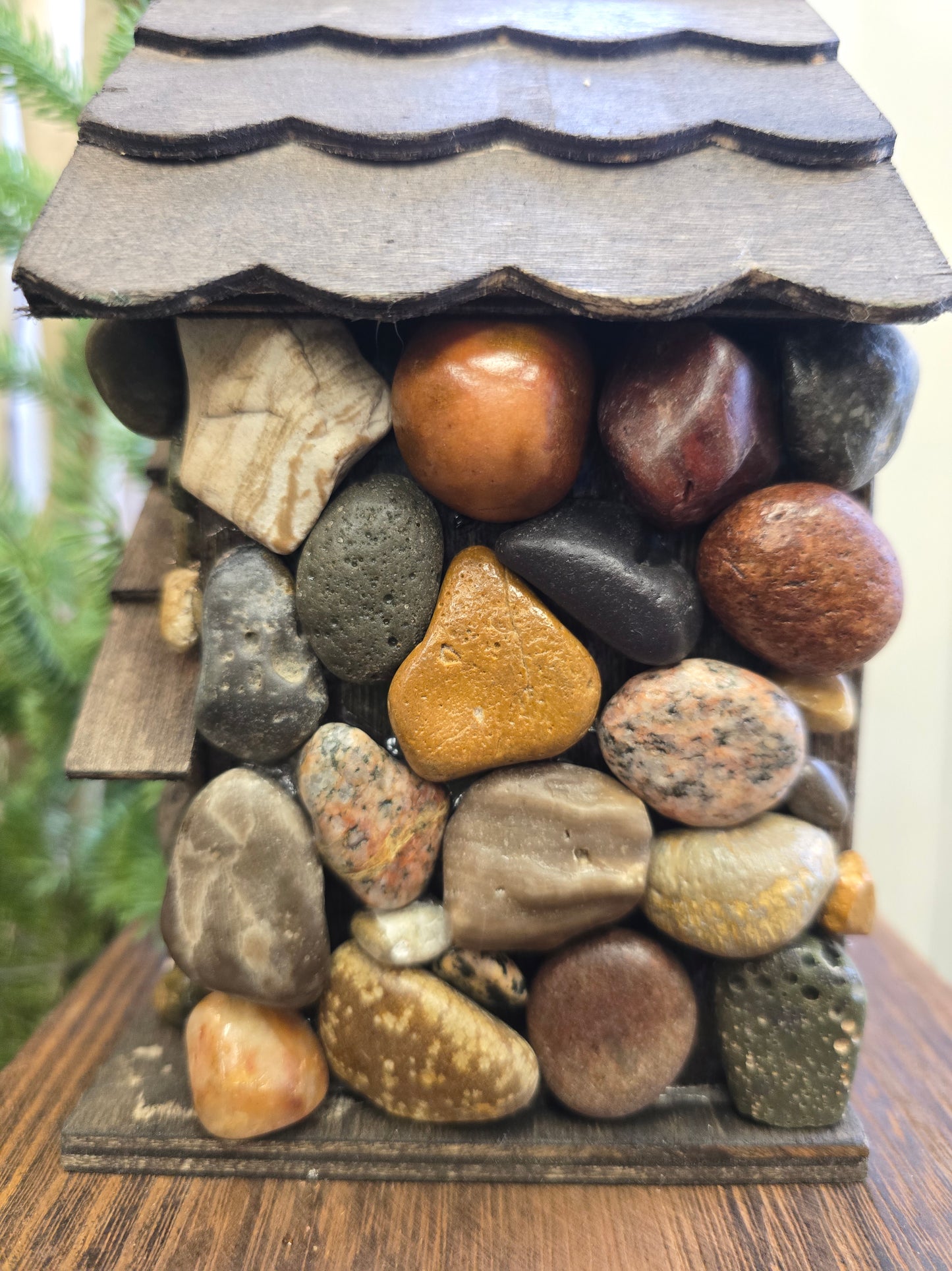 Beach Stone Birdhouse #bcbw32