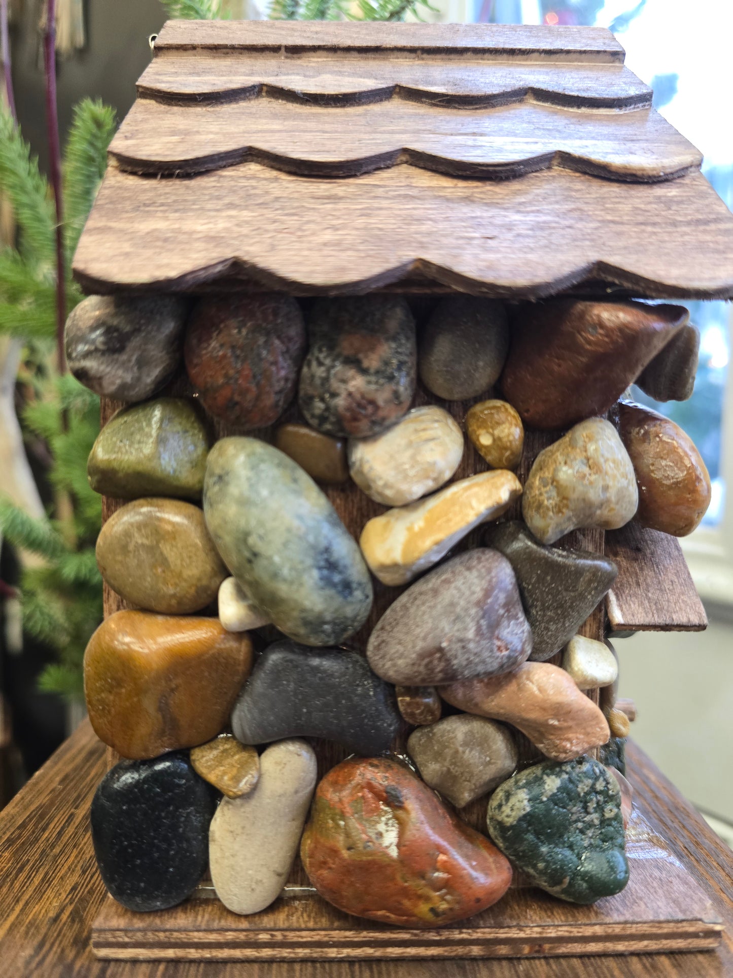 Beach Stone Birdhouse #bcbw31