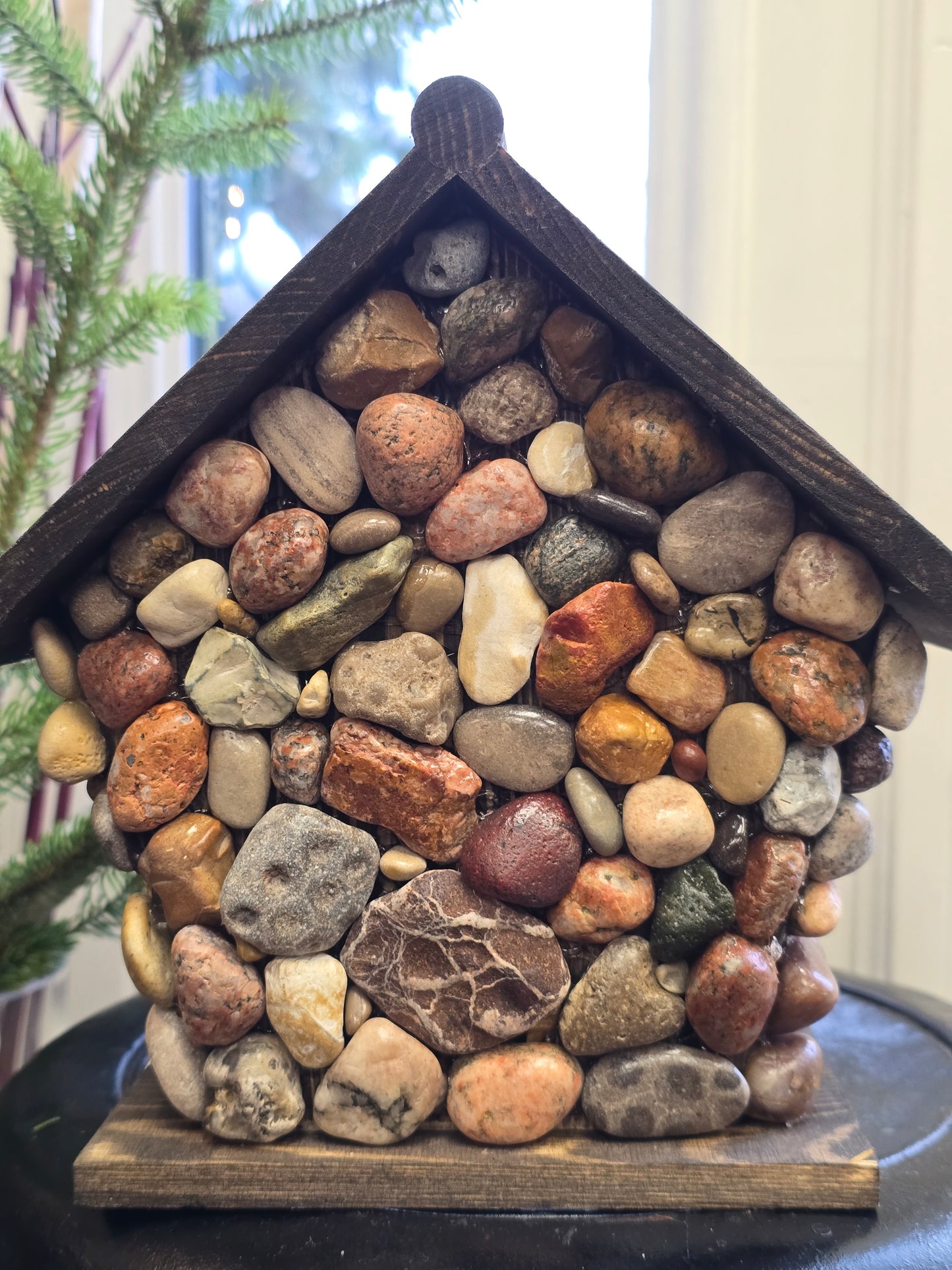 Beach Stone Birdhouse #bcbw41
