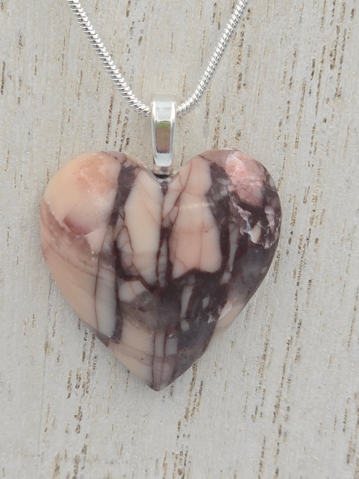 Kona Dolomite Heart Pendant #01