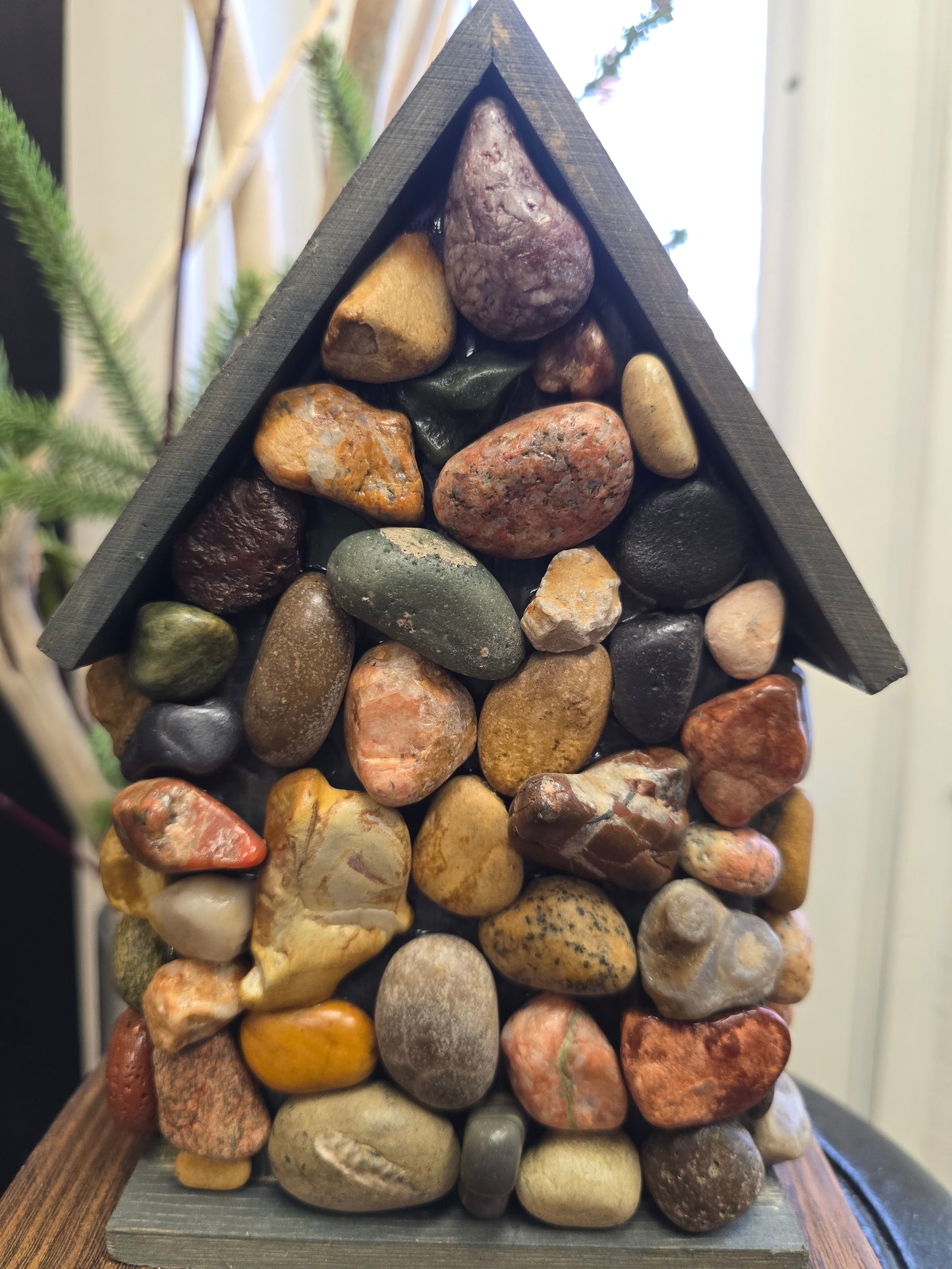 Beach Stone Birdhouse #bcbw23