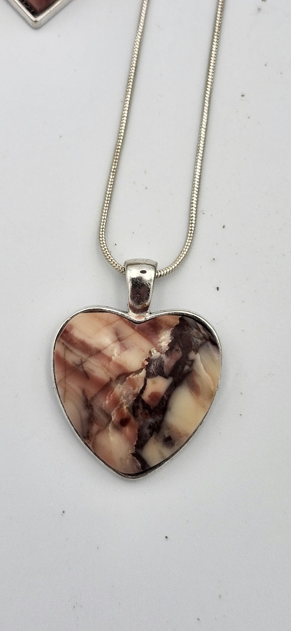 Kona Dolomite Heart Pendant #01