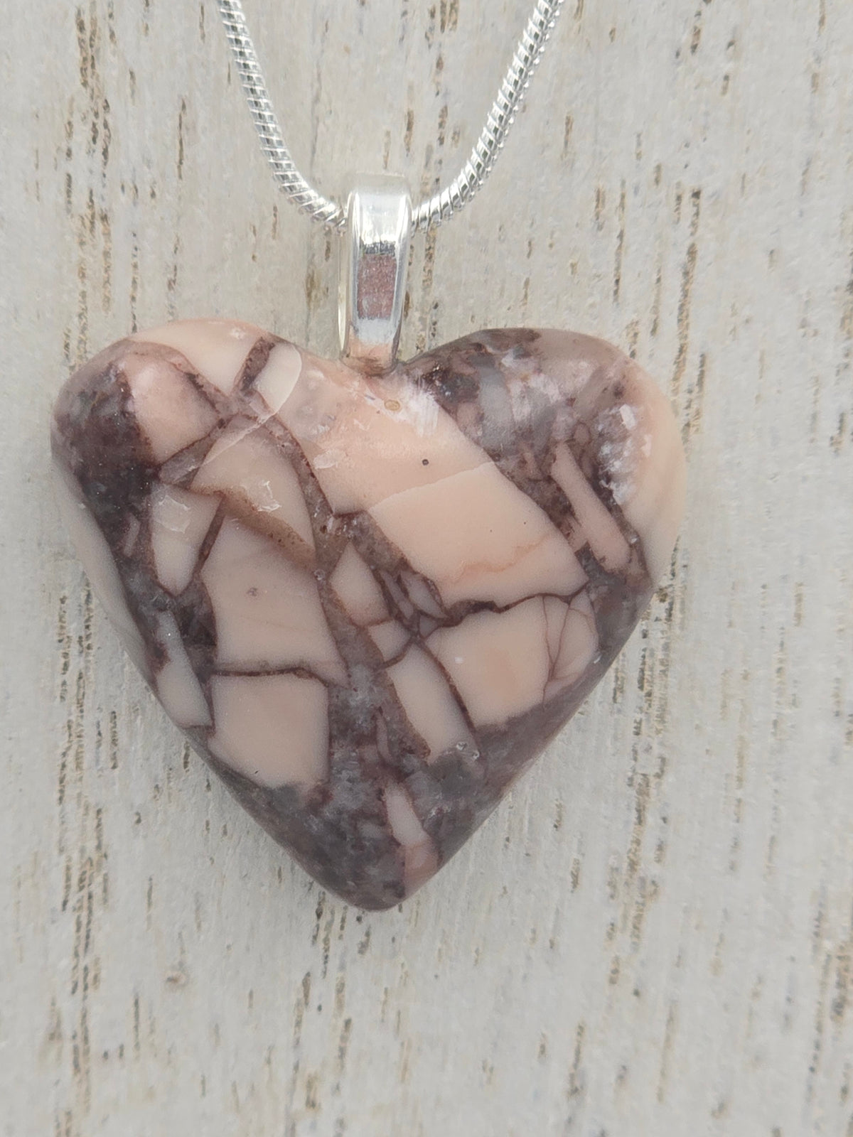 Kona Dolomite Heart Pendant #02