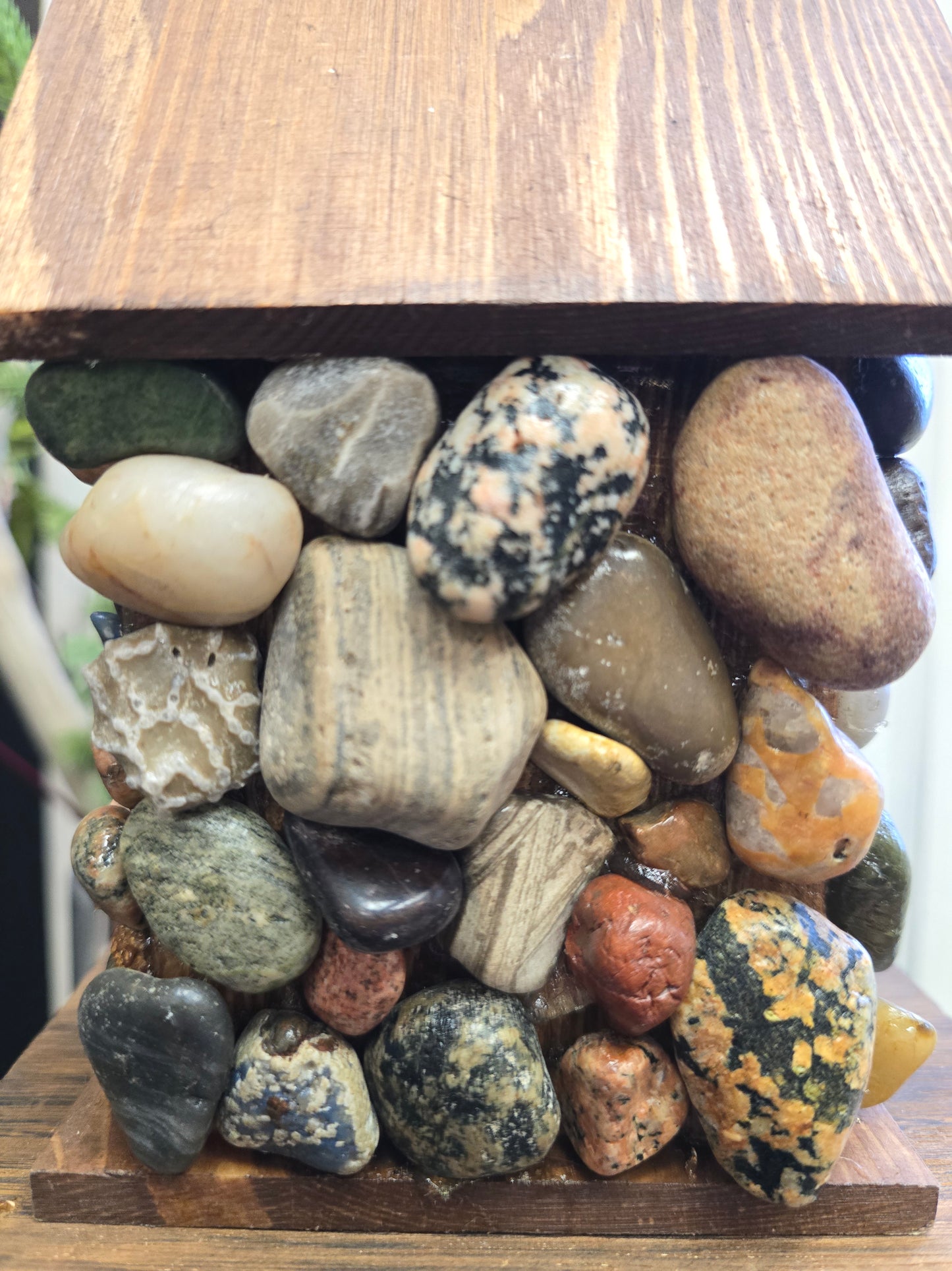 Beach Stone Birdhouse #bcbm21