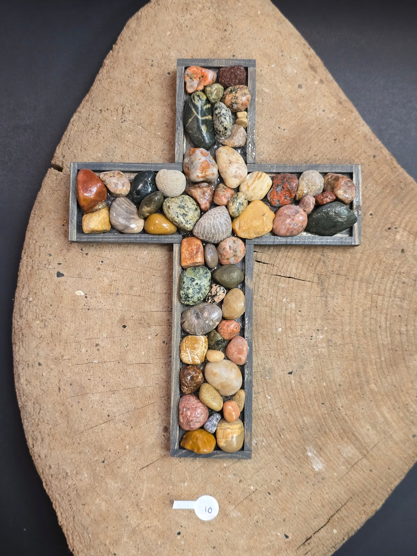 Beach Stone Cross #bscg10