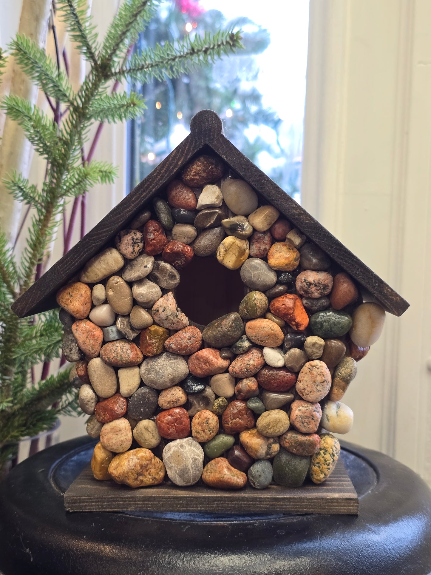 Beach Stone Birdhouse #bcbw41