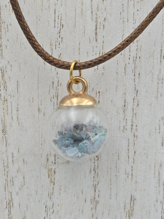 Leland Blue Round Glass