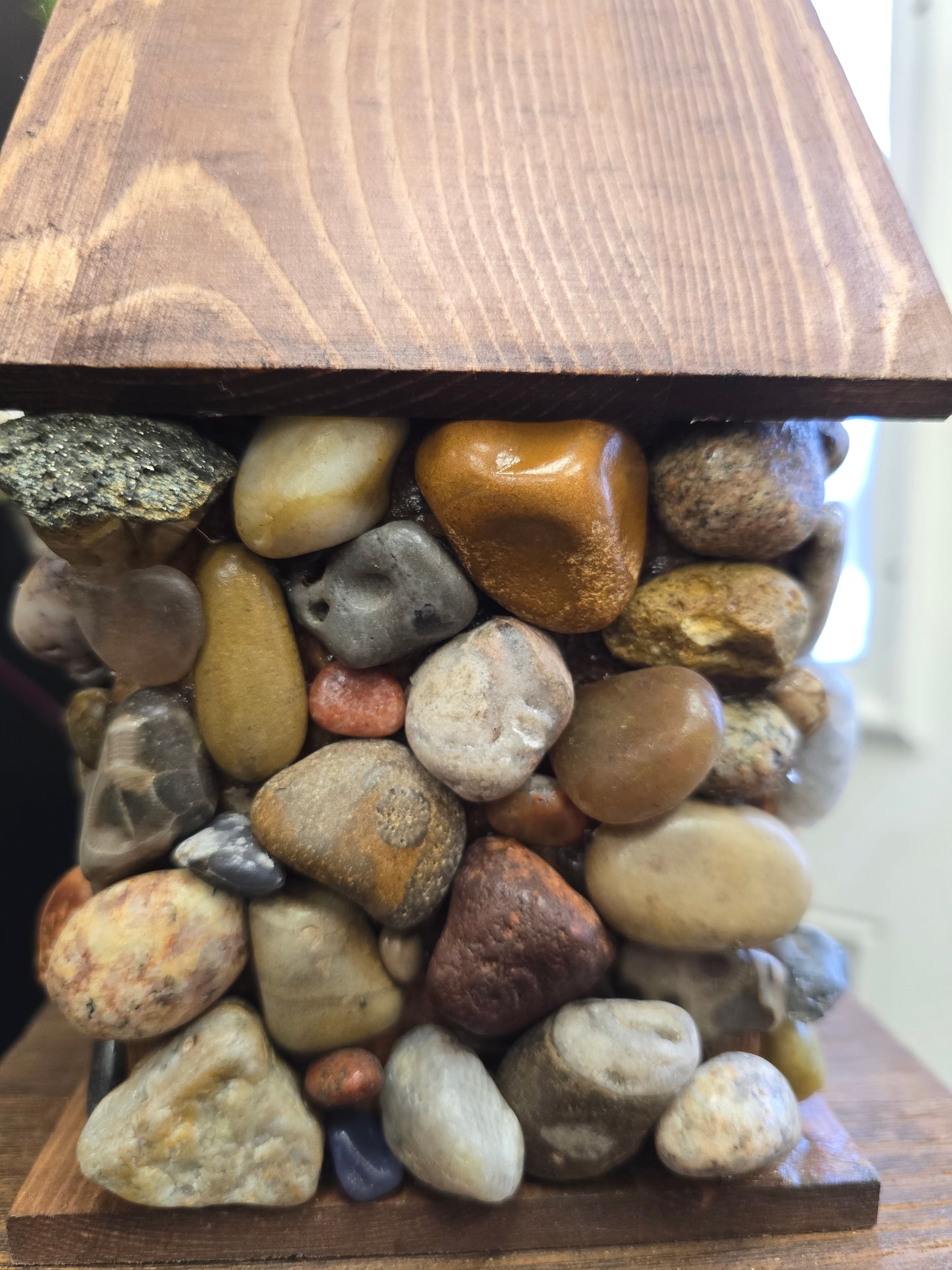 Beach Stone Birdhouse #bcbm21