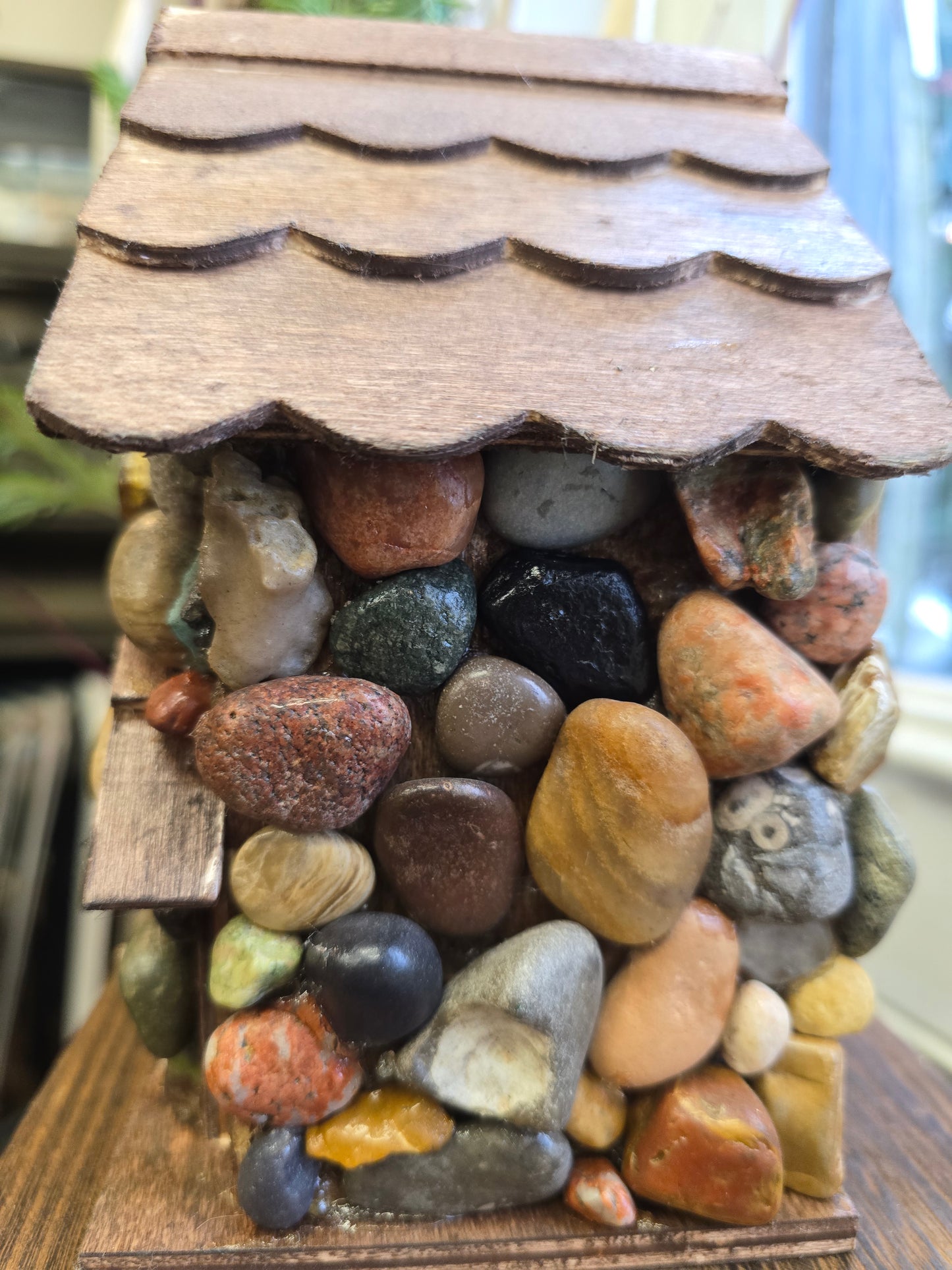 Beach Stone Birdhouse #bcbw31