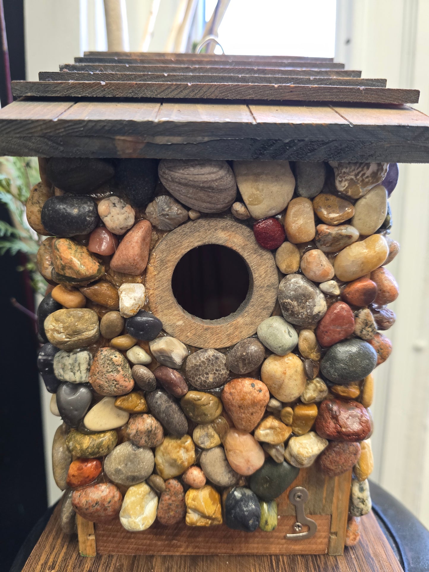 Beach Stone Birdhouse #bcb13